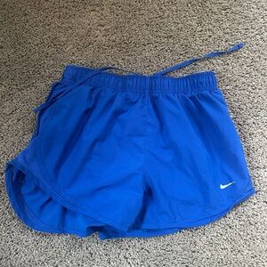 Nike Women's Vibrant Blue Athletic Shorts